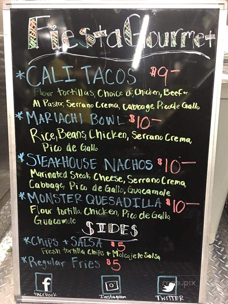 Fiesta Gourmet - Anaheim, CA menu_pic