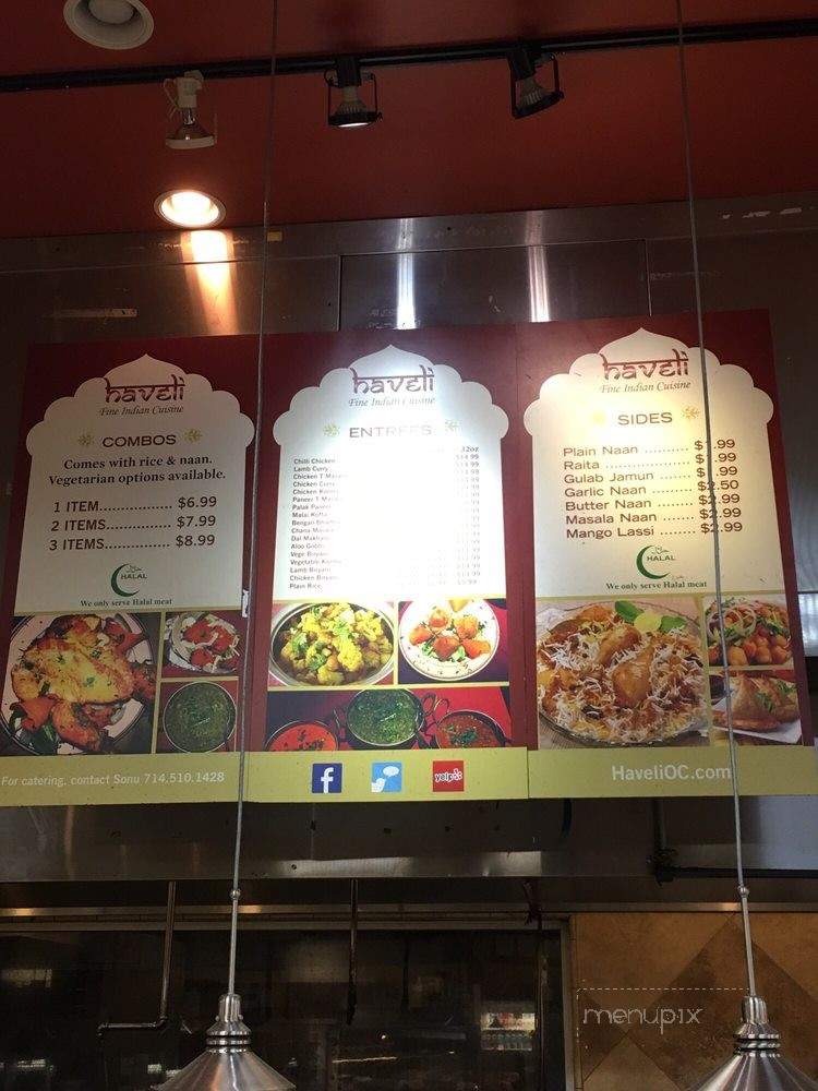 Haveli Fine Indian Cuisine - Anaheim, CA menu_pic
