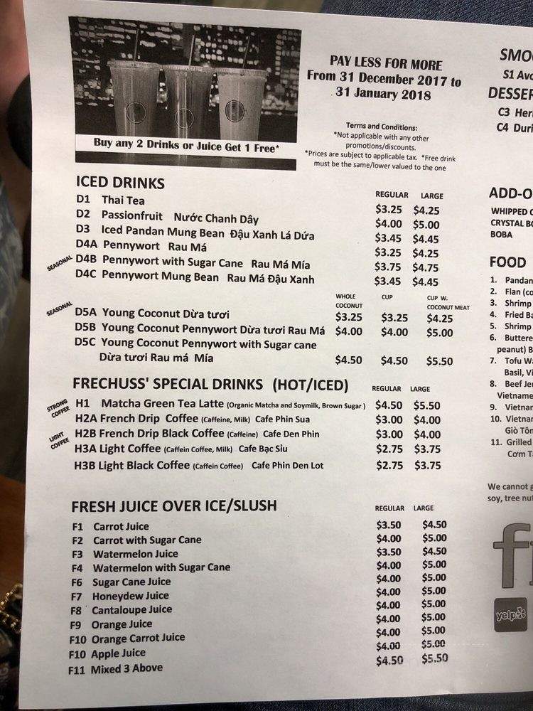 Frechuss - Garden Grove, CA menu_pic