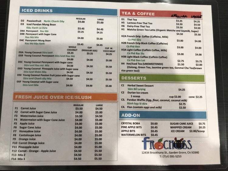 Frechuss - Garden Grove, CA menu_pic