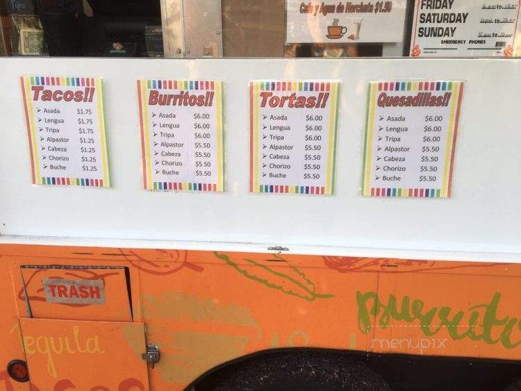 Taqueria El Burrion - Garden Grove, CA menu_pic