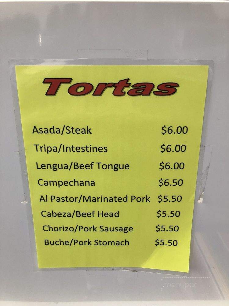 Taqueria El Burrion - Garden Grove, CA menu_pic