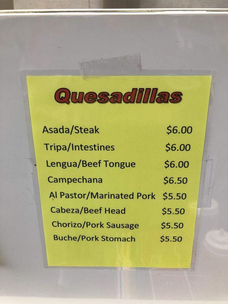 Taqueria El Burrion - Garden Grove, CA menu_pic