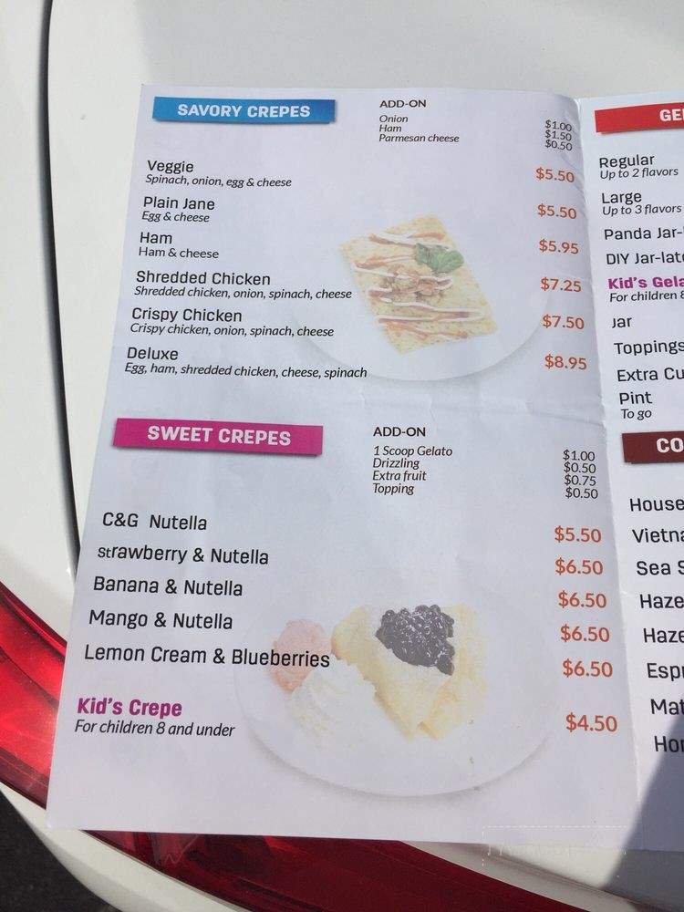 Sweetime - Garden Grove, CA menu_pic