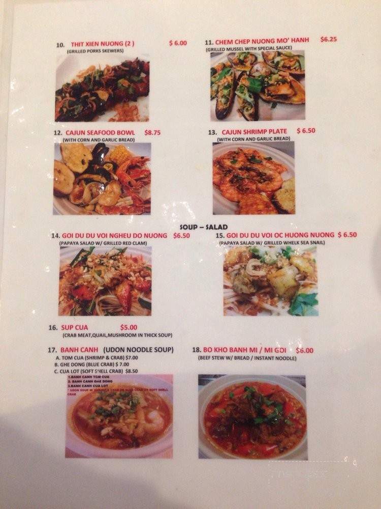 Via He - Garden Grove, CA menu_pic