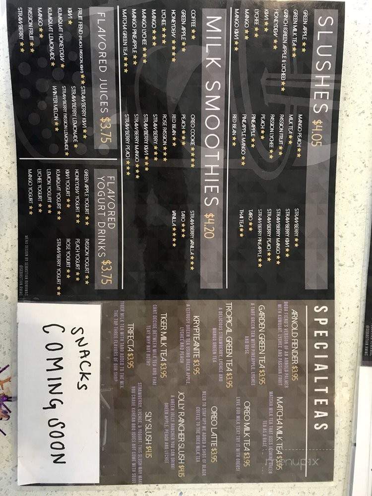 Boba Fiend Tea House - Corona, CA menu_pic