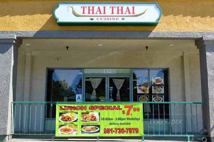 Thai Thai Cuisine - Corona, CA menu_pic