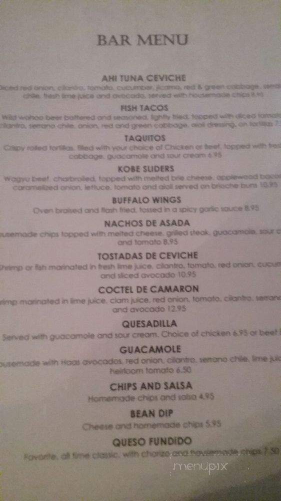 Julian's Restaurant & Bar - Camarillo, CA menu_pic