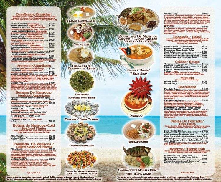 La Vero's - Oxnard, CA menu_pic
