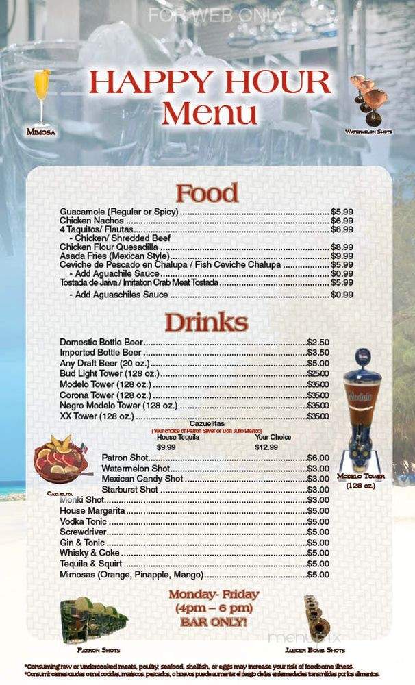 La Vero's - Oxnard, CA menu_pic