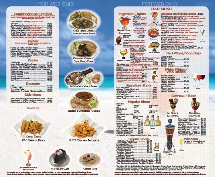 La Vero's - Oxnard, CA menu_pic