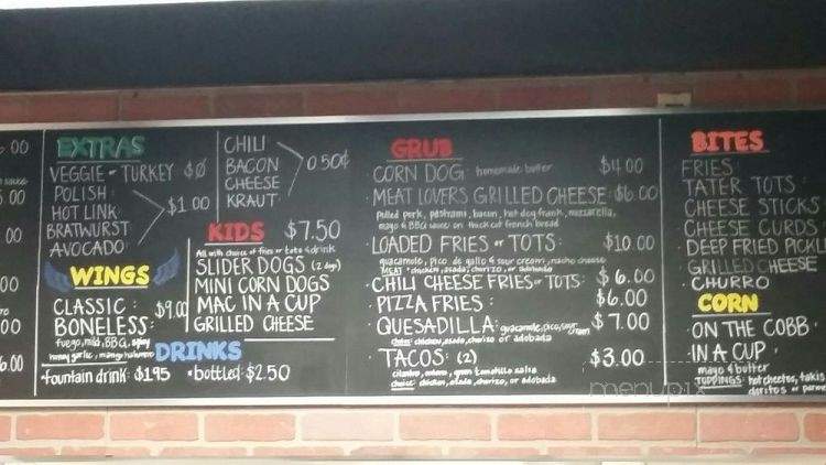Dave's Dogs Grill - Santa Barbara, CA menu_pic