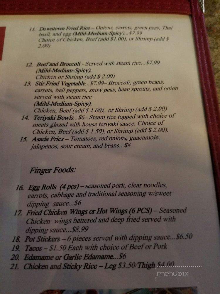 Fuzzion Hutt - Visalia, CA menu_pic