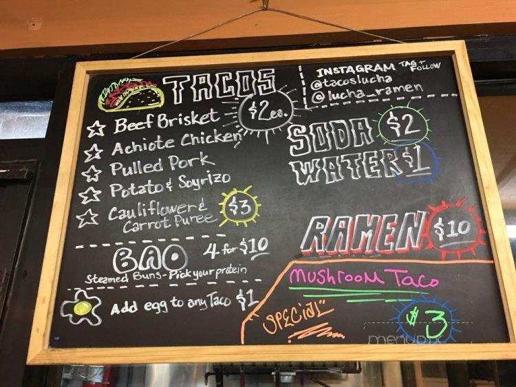 Tacos Lucha - Visalia, CA menu_pic