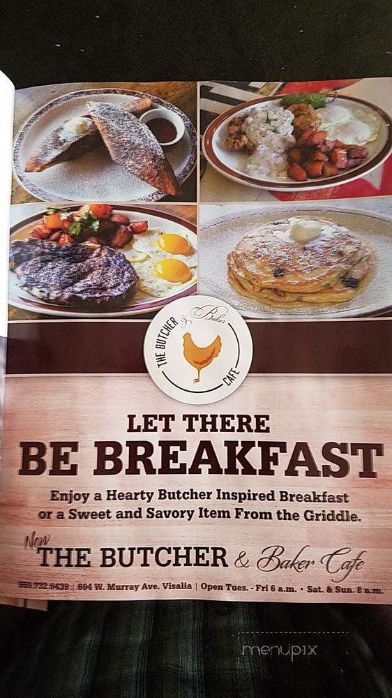 The Butcher & Baker Cafe - Visalia, CA menu_pic