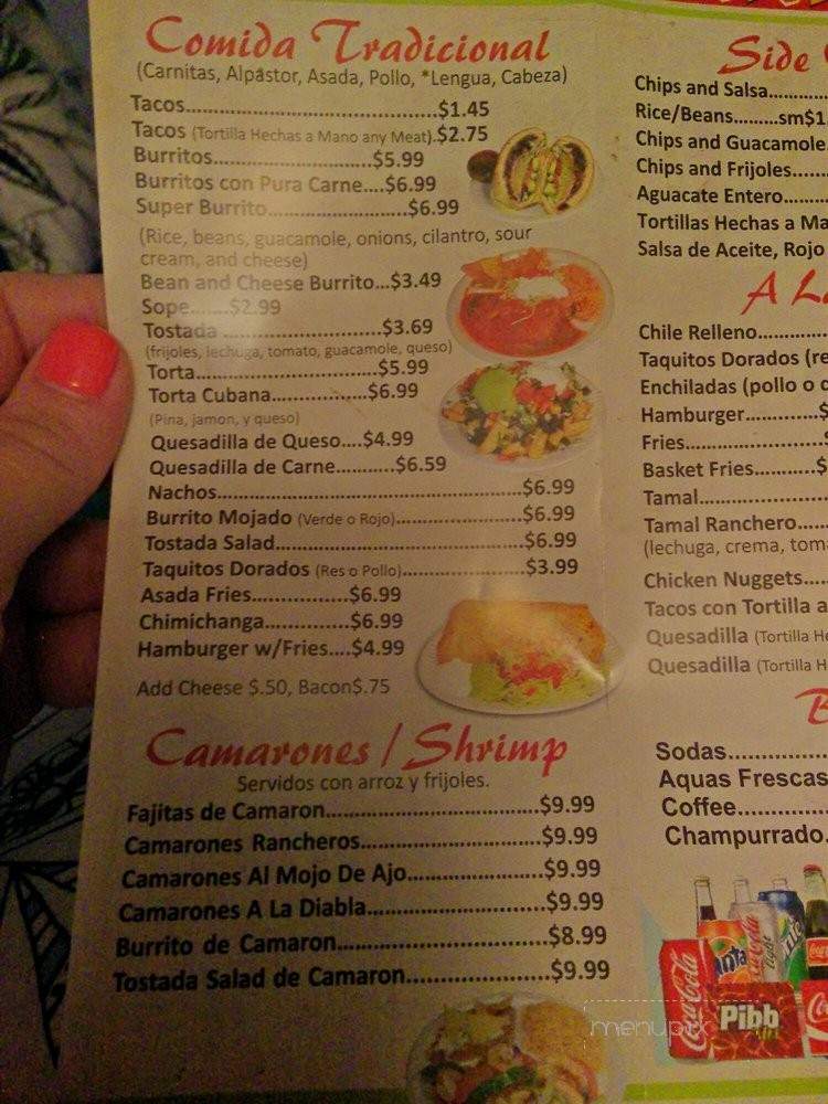Grandma's Tamales - Bakersfield, CA menu_pic