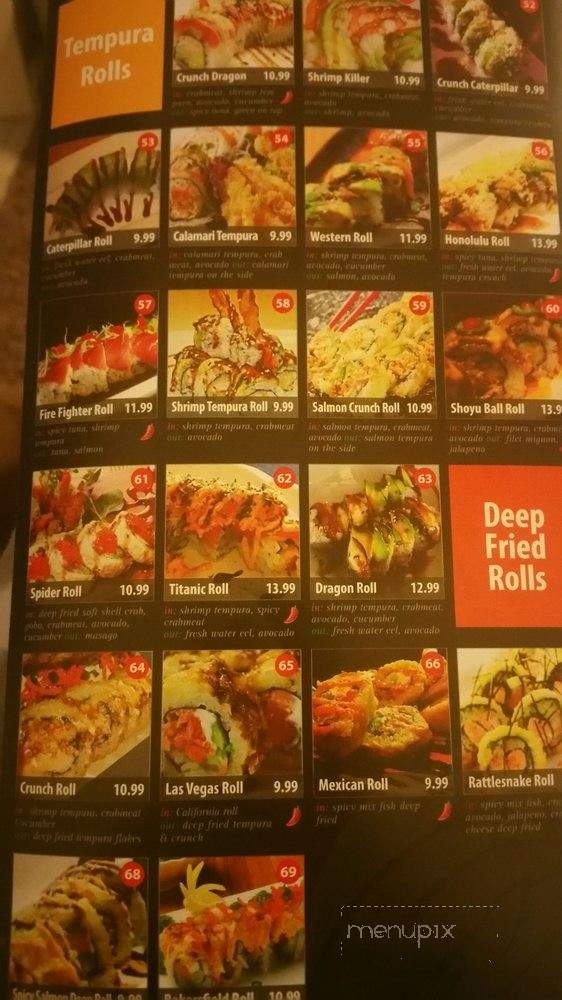 Shoyu Sushi - Bakersfield, CA menu_pic