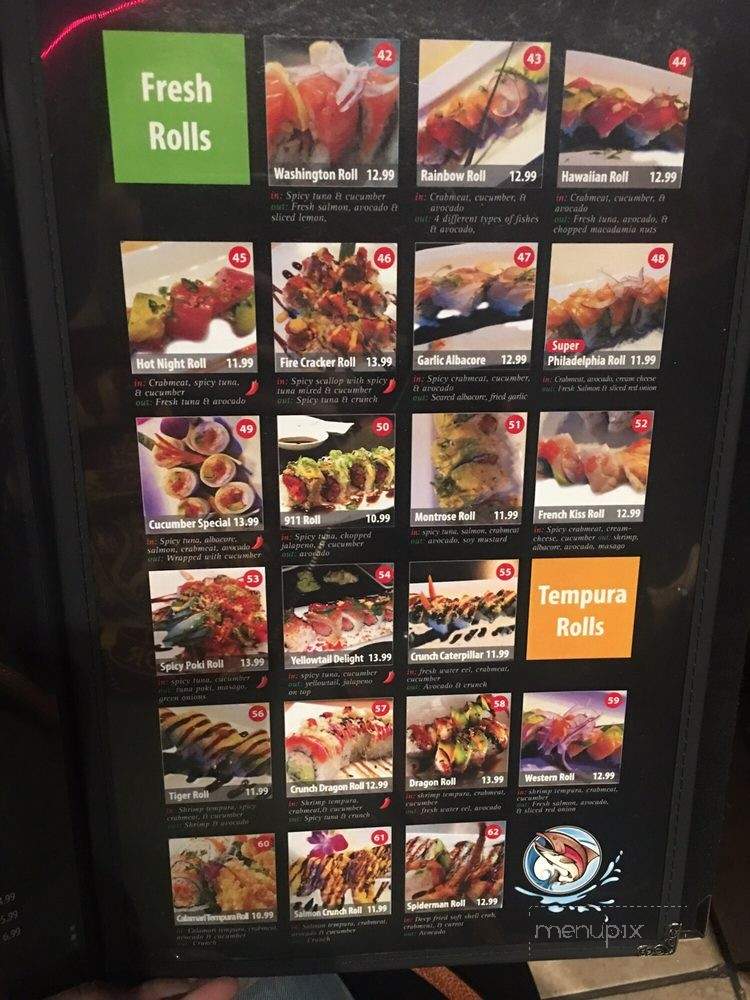 Shoyu Sushi - Bakersfield, CA menu_pic
