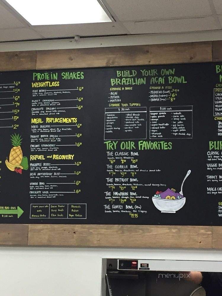 Brazilian Acai Bowls - Bakersfield, CA menu_pic