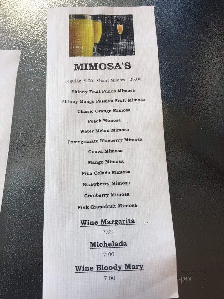 Cambria Mimosas - Cambria, CA menu_pic