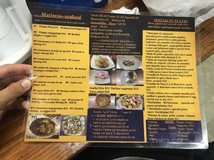 Mariscos La Rancherita - Lompoc, CA menu_pic