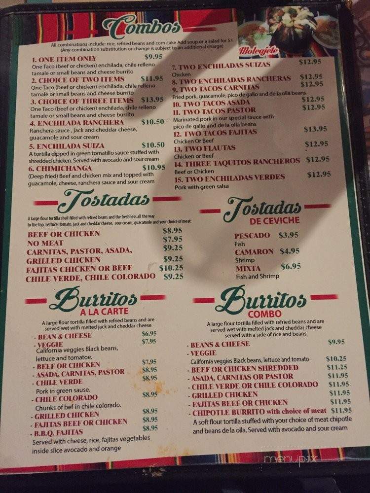Don Gus - Lancaster, CA menu_pic