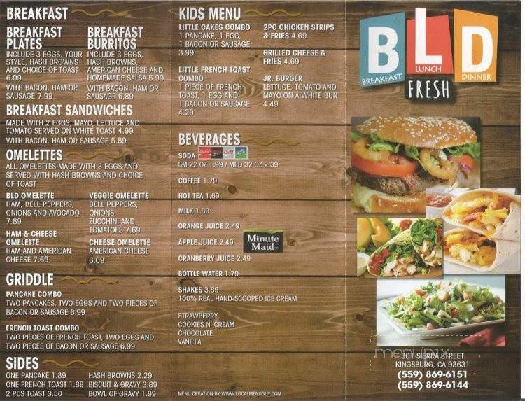 Bld - Kingsburg, CA menu_pic