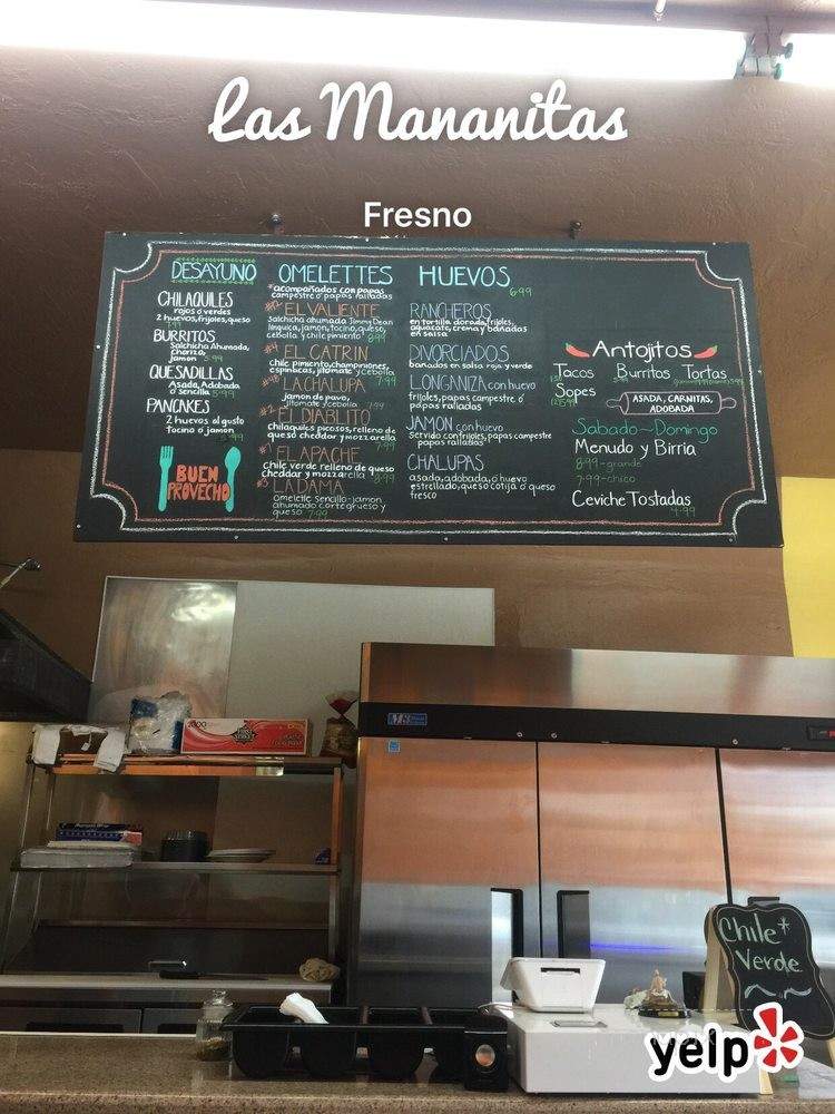 Las Mananitas - Fresno, CA menu_pic