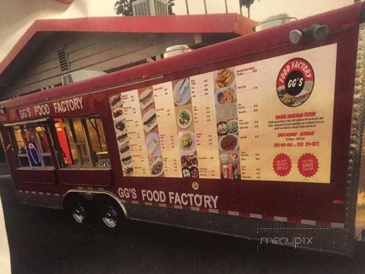 Gg's Food Factory - Fresno, CA menu_pic