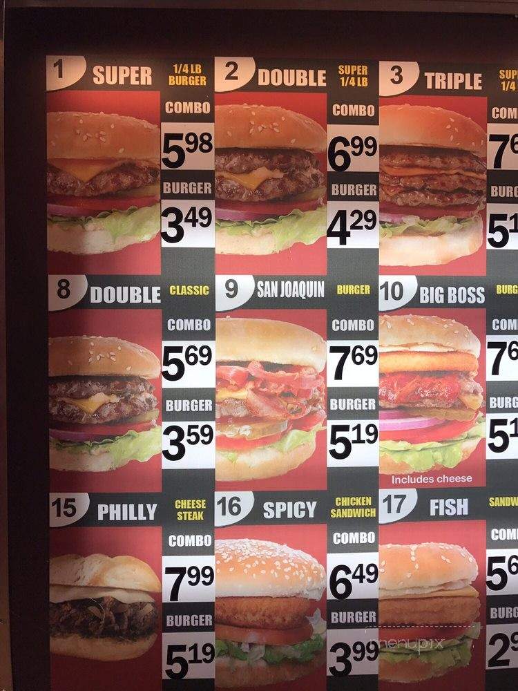 Red Onion Hamburger - Fresno, CA menu_pic