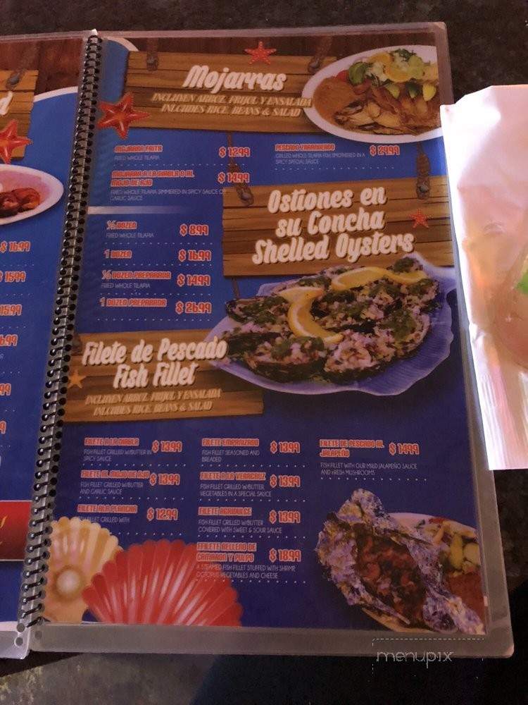 Mariscos Costa Azul - Fresno, CA menu_pic
