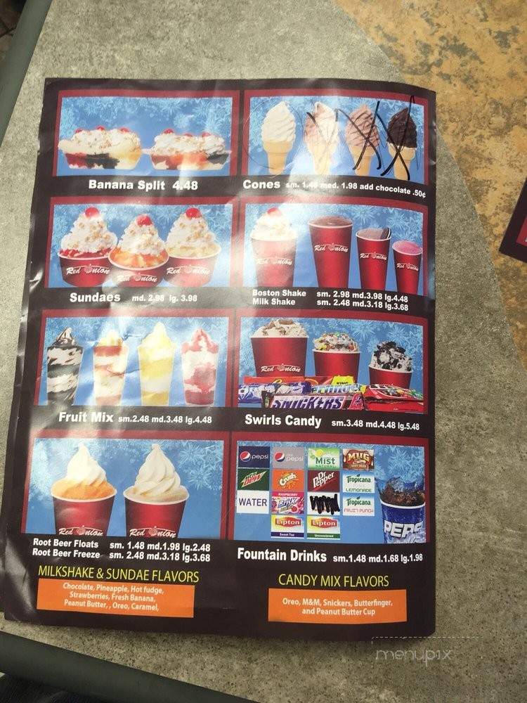 The Red Onion - Fresno, CA menu_pic