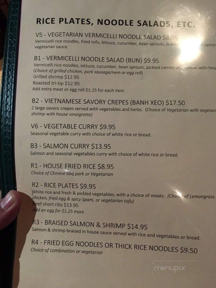 Pho Fusian - Marina, CA menu_pic