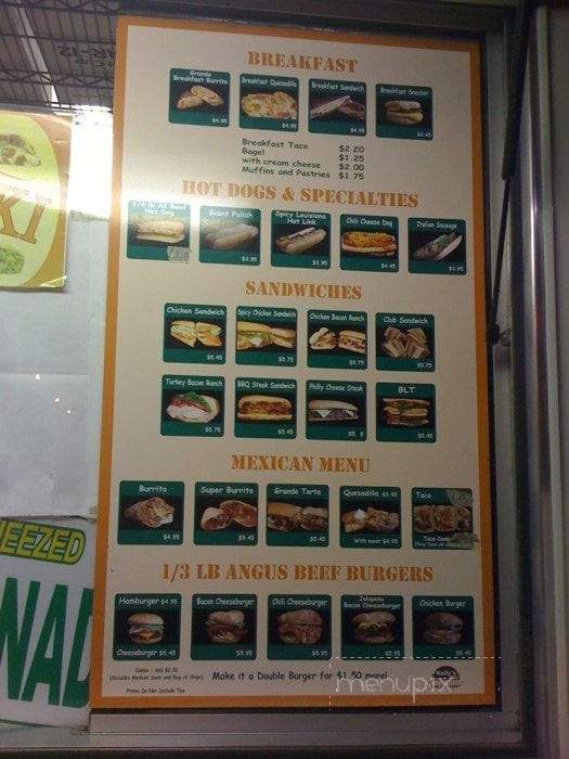 Kelly's Deli - Emeryville, CA menu_pic