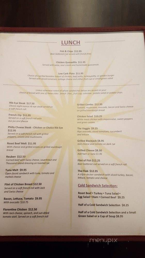 Bell Tower Cafe - Los Altos, CA menu_pic