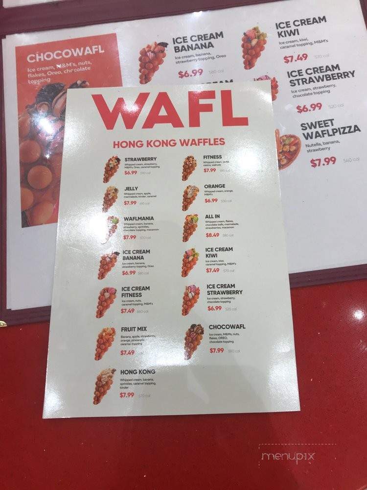 Wafl - San Francisco, CA menu_pic
