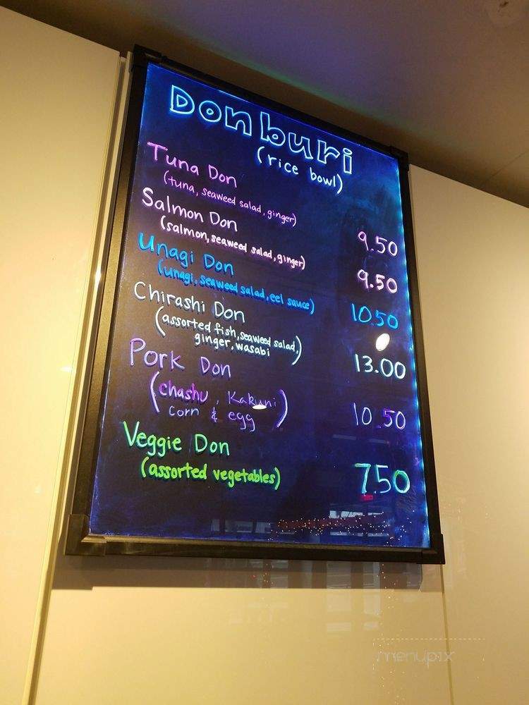 NoNaMe Sushi - San Francisco, CA menu_pic