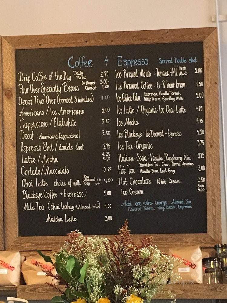 Beanstalk Cafe - San Francisco, CA menu_pic