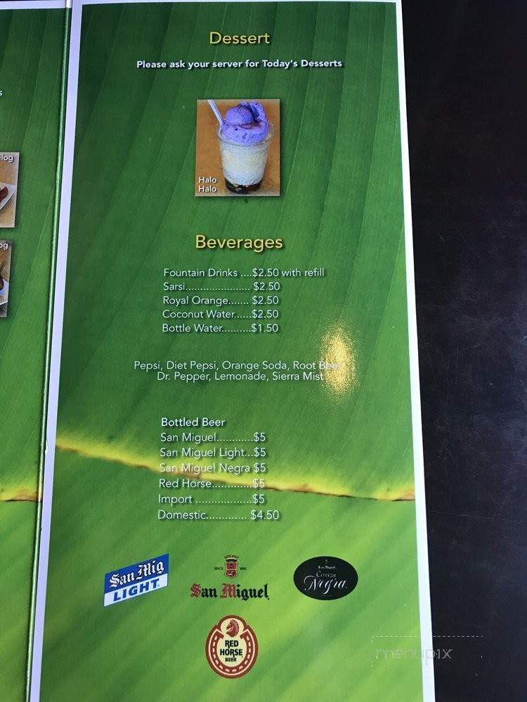 Papaya Grill - Brentwood, CA menu_pic