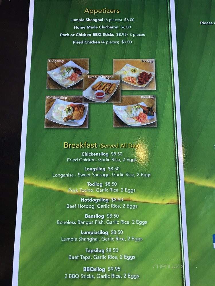 Papaya Grill - Brentwood, CA menu_pic