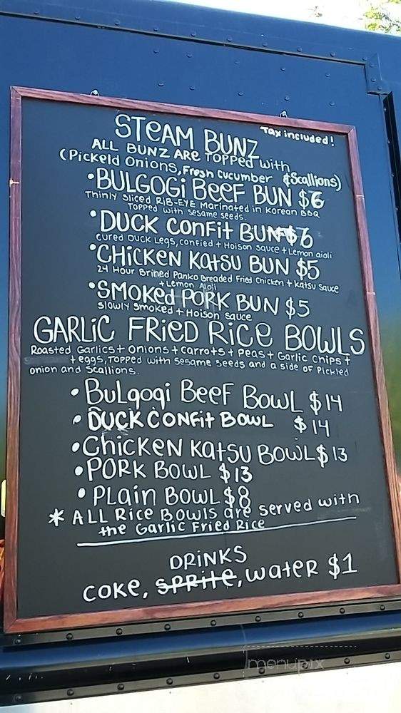 Street Steam Bunz - Concord, CA menu_pic