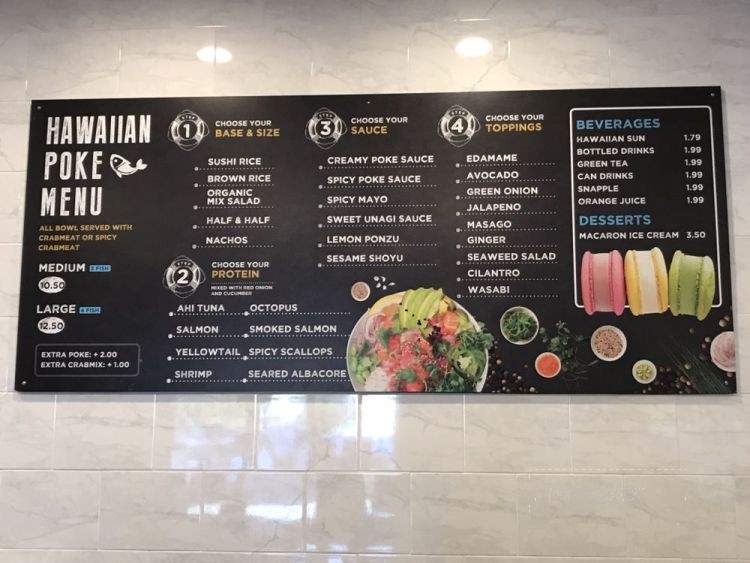 Hawaiian Poke - Pleasant Hill, CA menu_pic