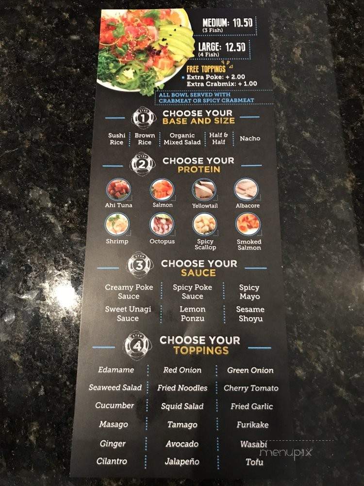 Hawaiian Poke - Pleasant Hill, CA menu_pic