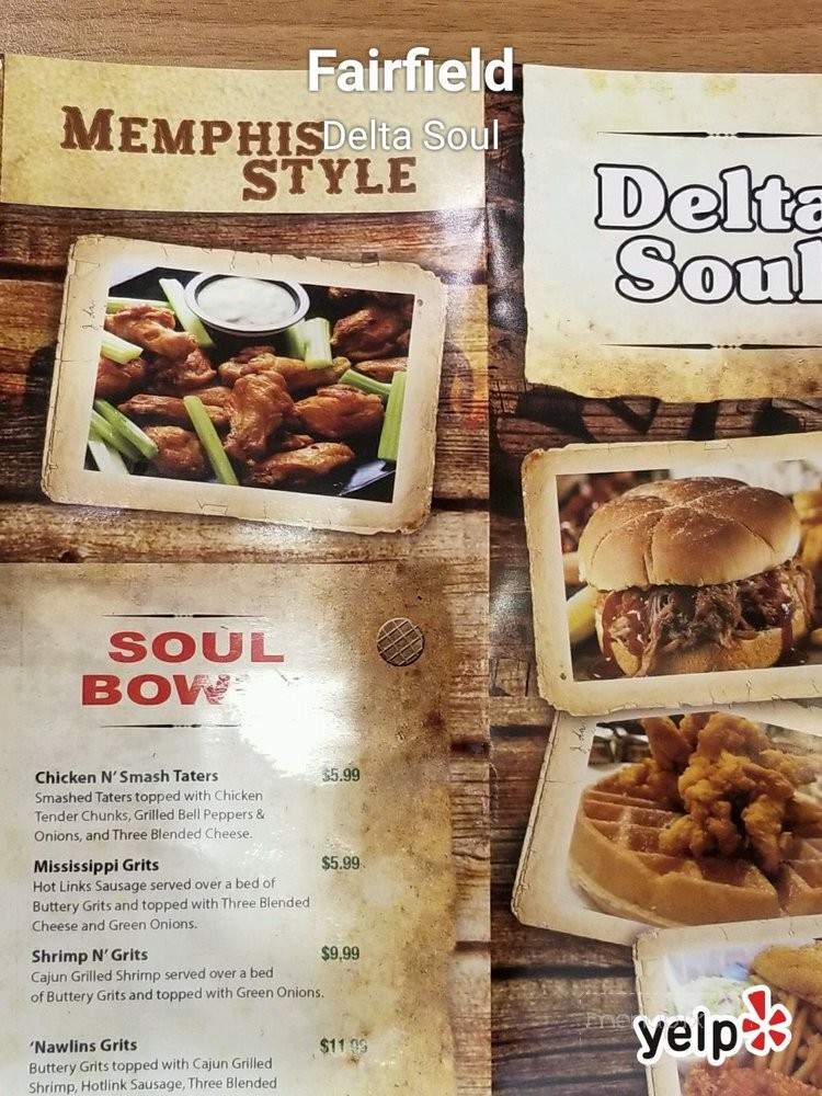 Delta Soul - Fairfield, CA menu_pic
