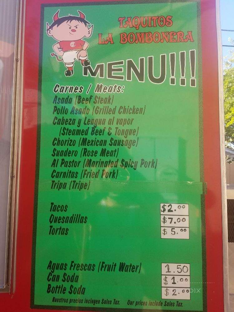 /30102958/Taquitos-La-Bombonera-Menu-Fairfield-CA - Fairfield, CA