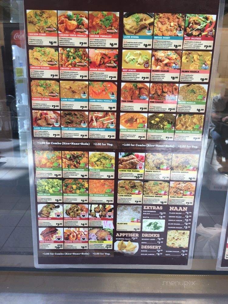 Naan N Curry - Hayward, CA menu_pic