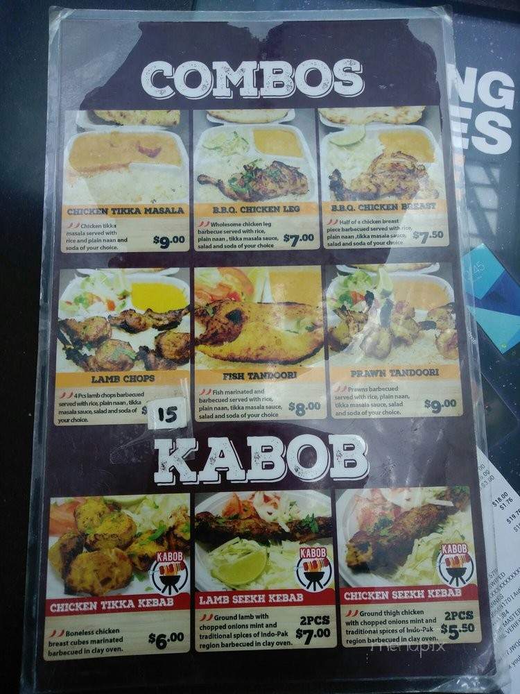 Naan N Curry - Hayward, CA menu_pic