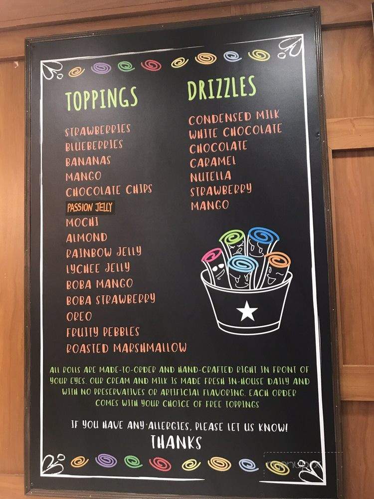 Polaris Ice Cream Rolls - Hayward, CA menu_pic
