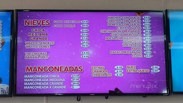 La Michoacana Fruits & Ice Cream - Newark, CA menu_pic