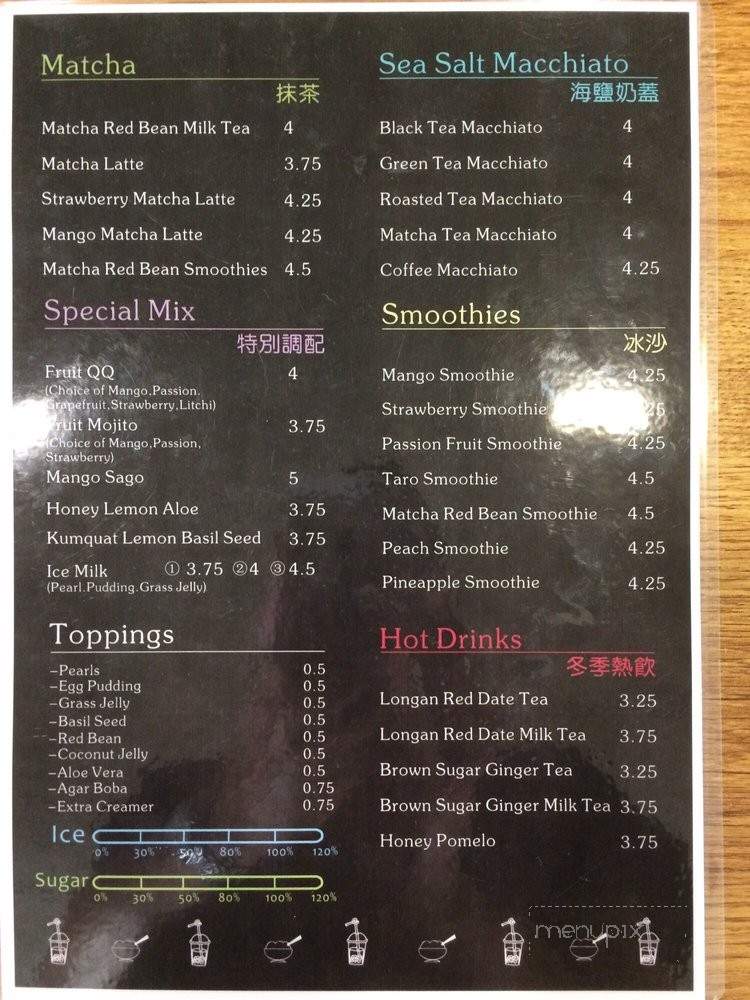 MandRo Teahouse - Newark, CA menu_pic